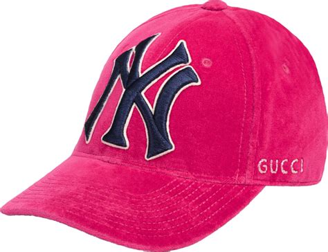 gucci yankee hat pink